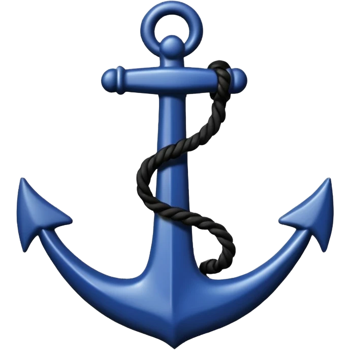 Je veux un emoji encre dans ce style là : ⚓ je veux qu’il représente l’amour sentimentale et attachant vers une personne  emoji