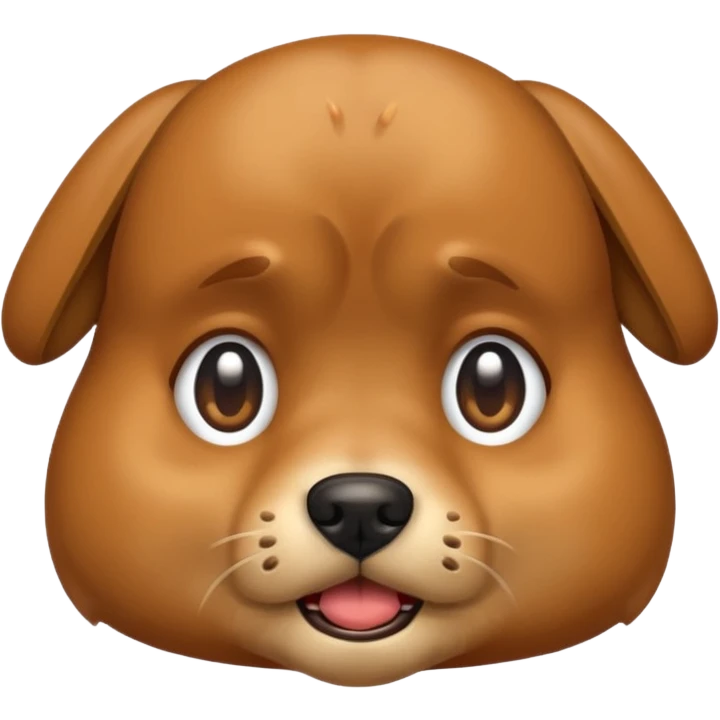 Dog crying emoji