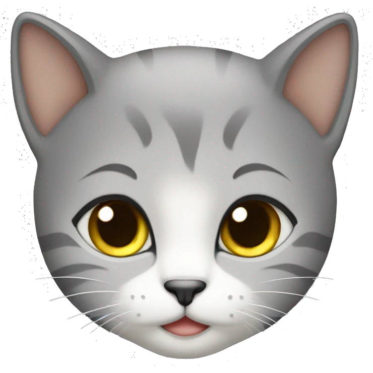 Muslim cat boy gray colour  emoji