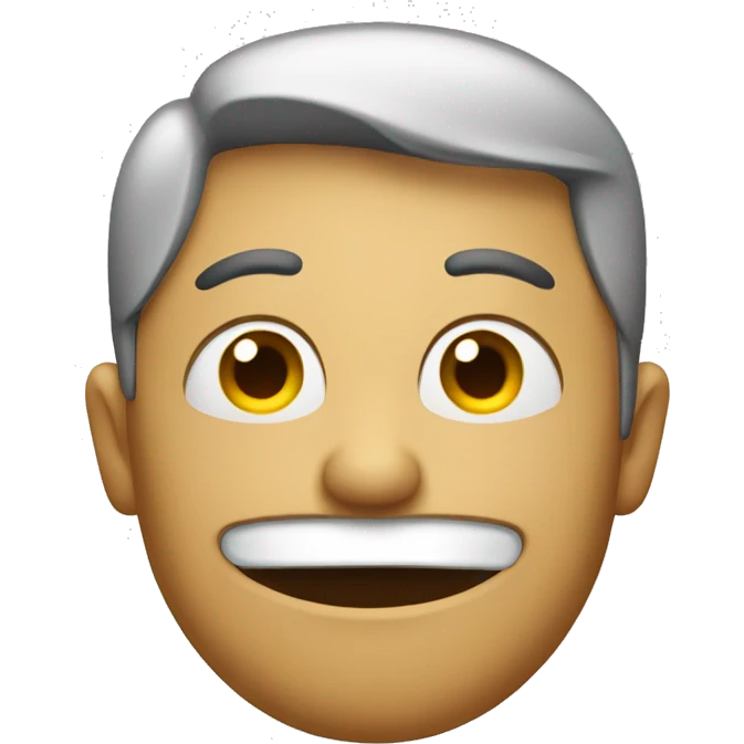Regular face emoji but it has a side eye just one eye sideways  emoji