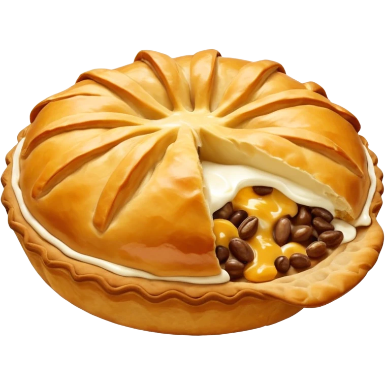 Karelian pasty with cream on top r emoji