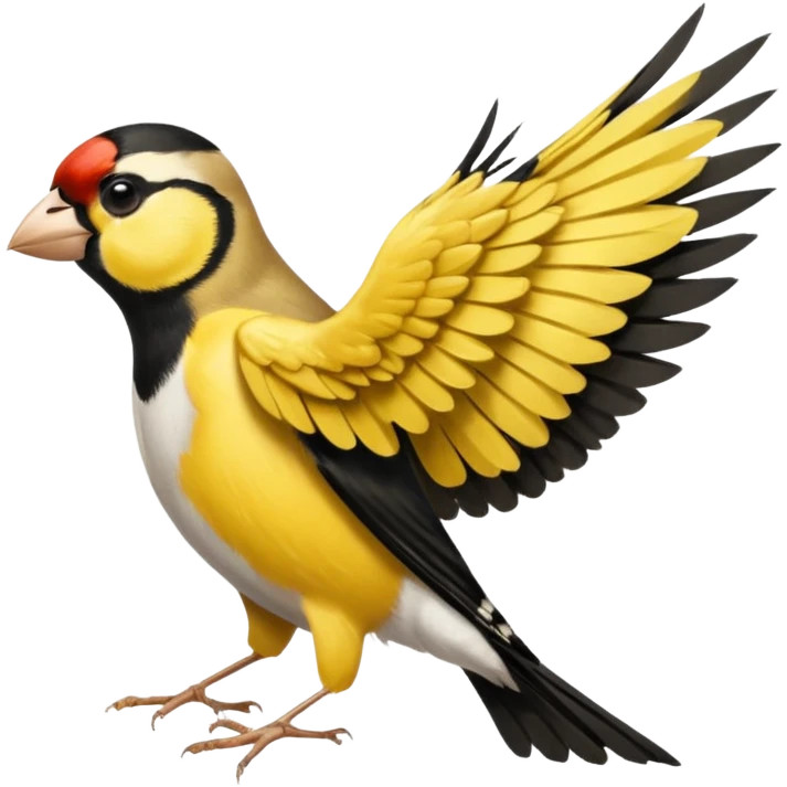 Goldfinch wings emoji