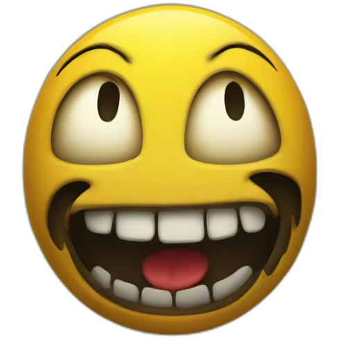 yellow smiley evil emoji