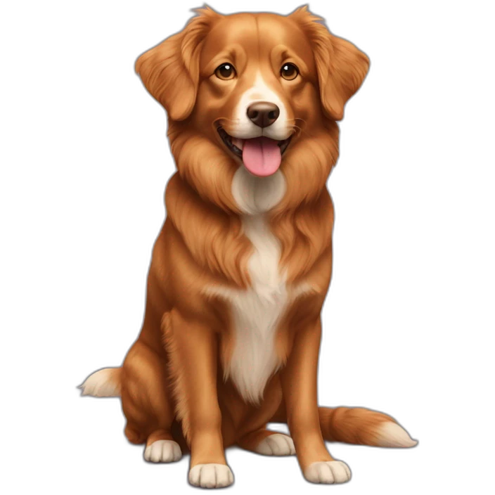 toller full-height realistic emoji
