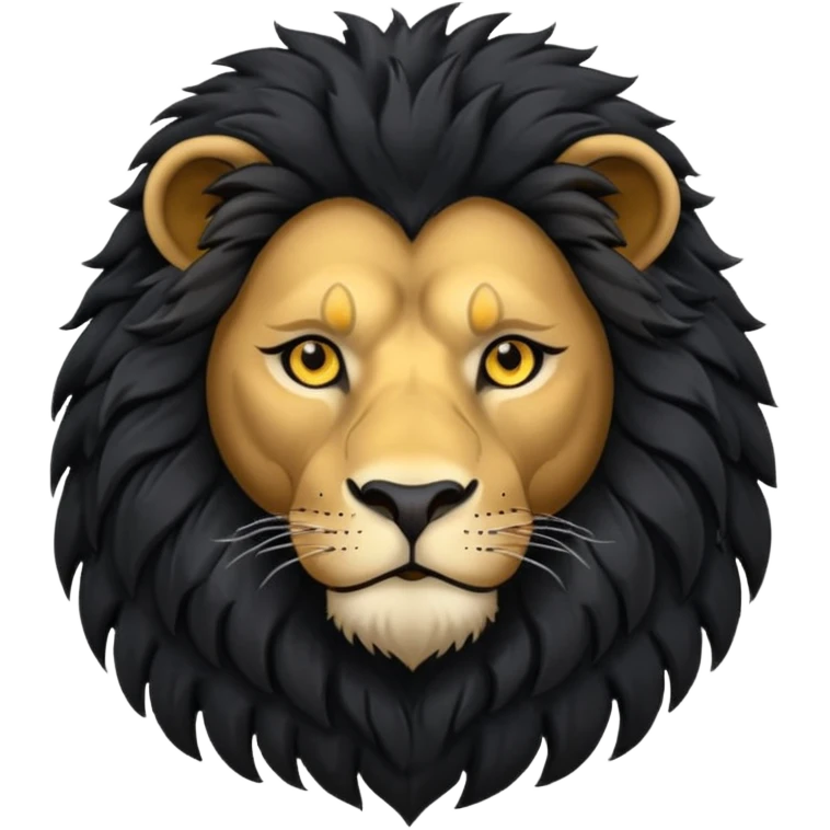 Siyah aslan emoji