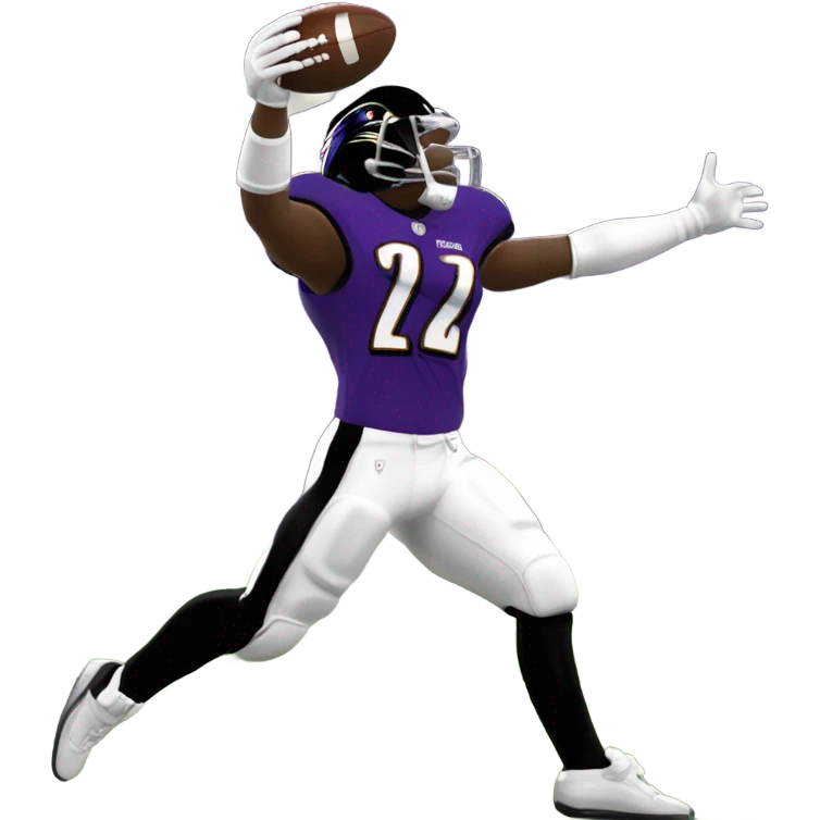 Raven player touchdown celebration  emoji
