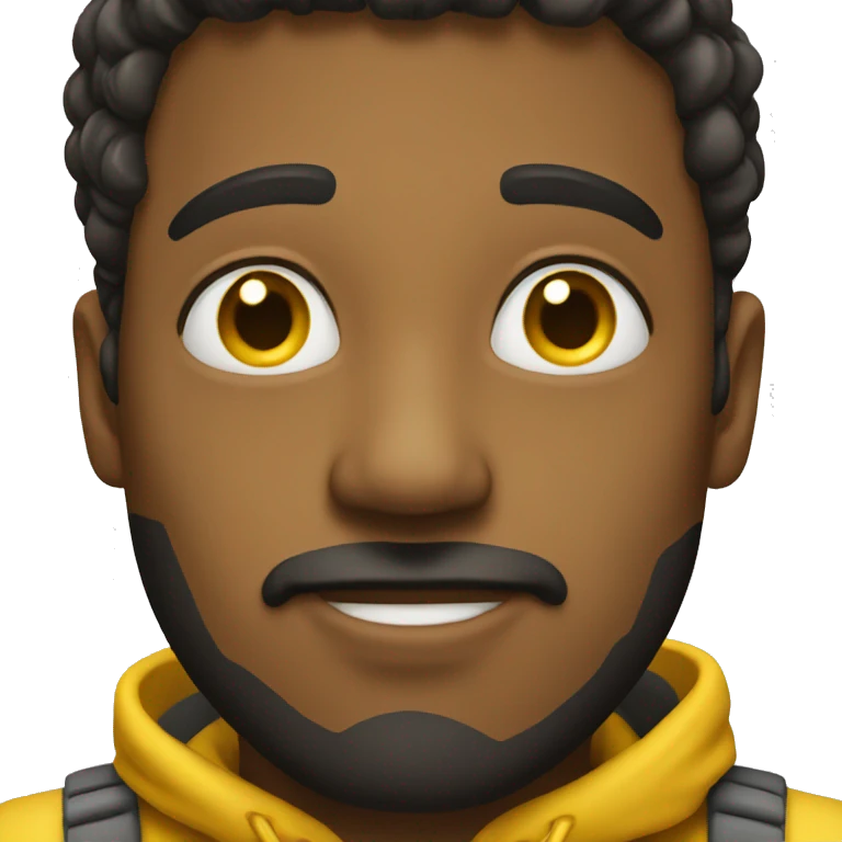 high yellow guy emoji
