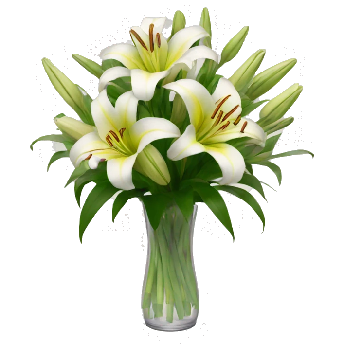 Bouquet of lilies emoji