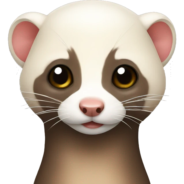 Ferret with bow on head emoji