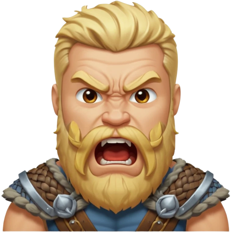 un vichingo che urla emoji