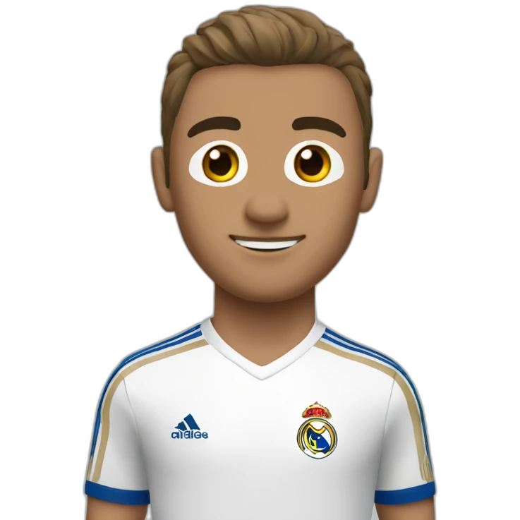 aigle avec le maillot de real madrid emoji