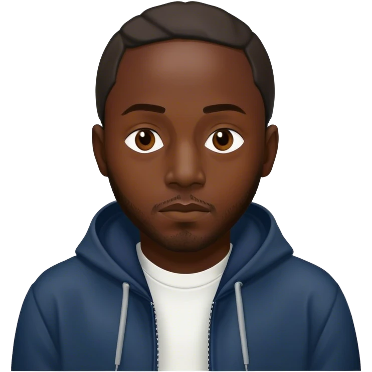 A man with kendrick Lamar ￼ emoji