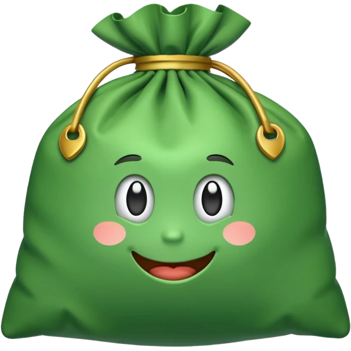 make a moving dollar bag emoji or gif emoji