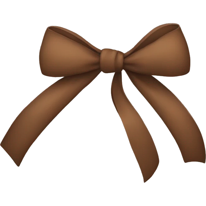 Brown Bow emoji
