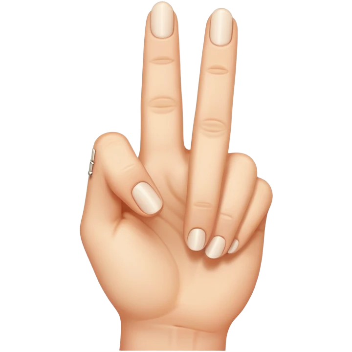 Gorgeous middle finger emoji
