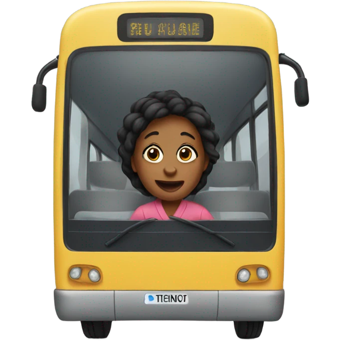 Mum on a bus emoji