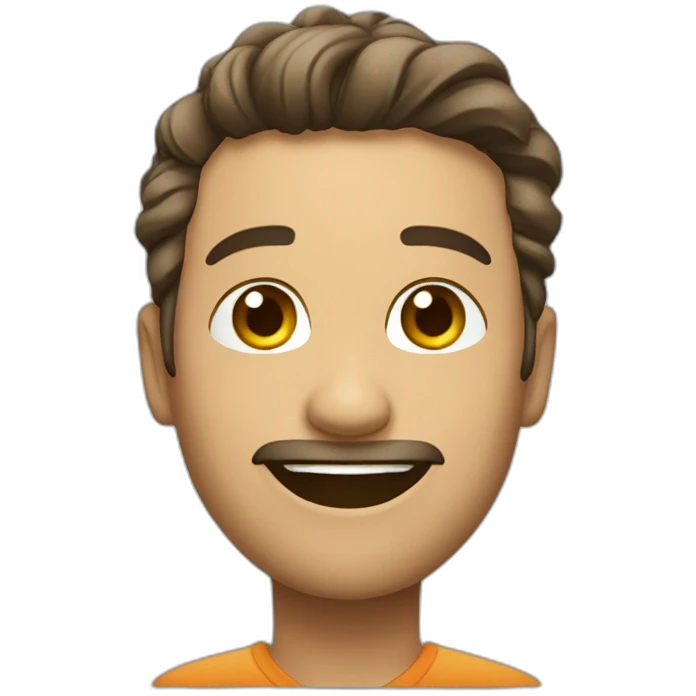 PERSONA SALUDANDO CONUNA SONRISA emoji