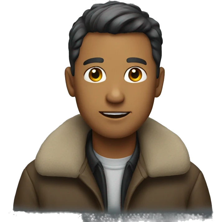 man in a coat emoji
