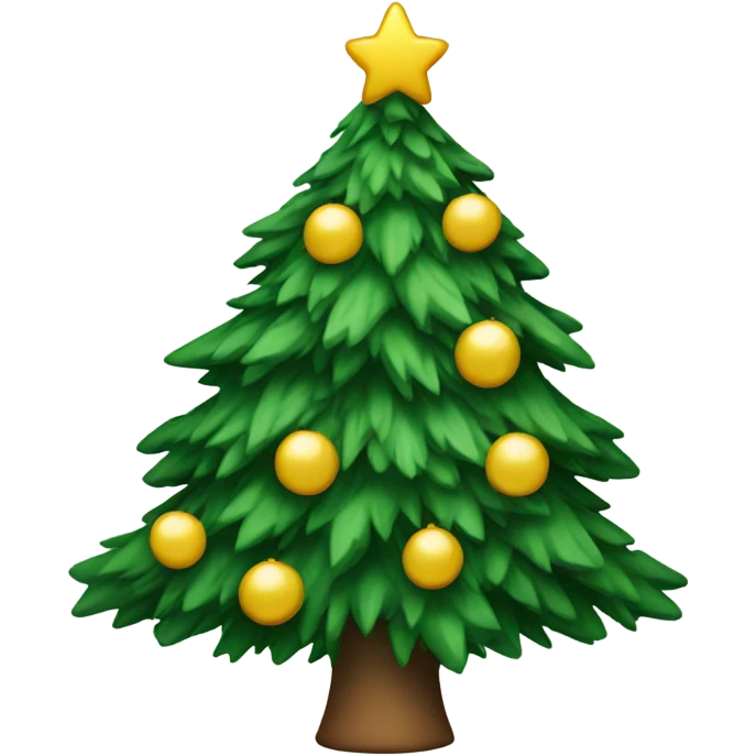 Christmas tree emoji