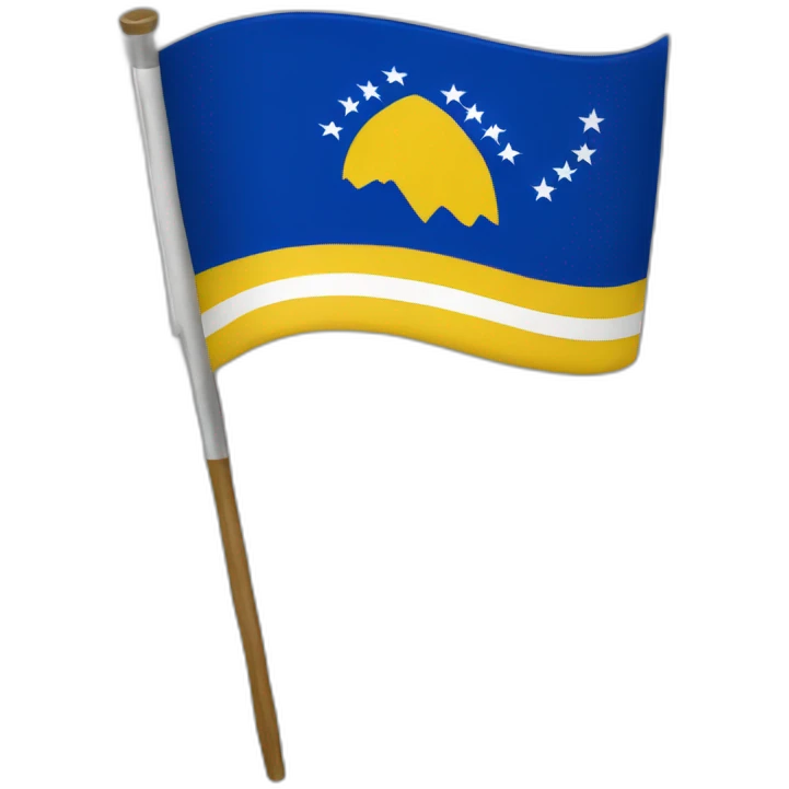 Bosnian army flag emoji