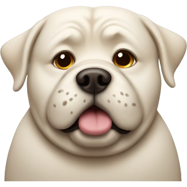 Fat dog emoji