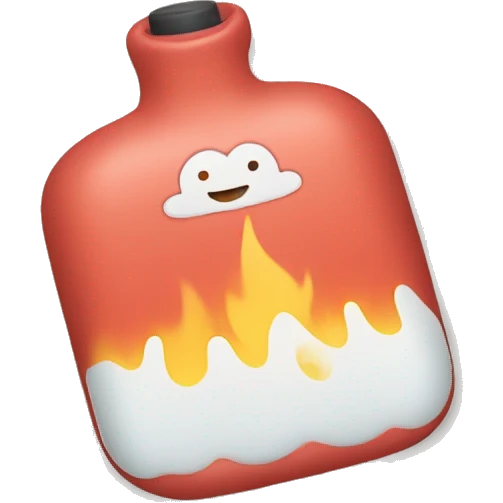 Hot water bottle emoji