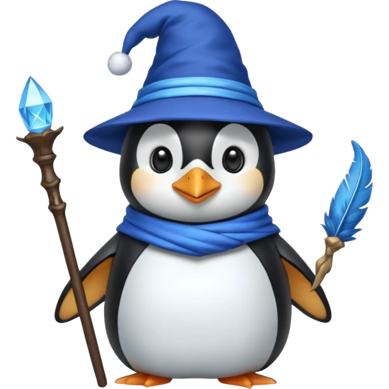 Penguin Wizard emoji