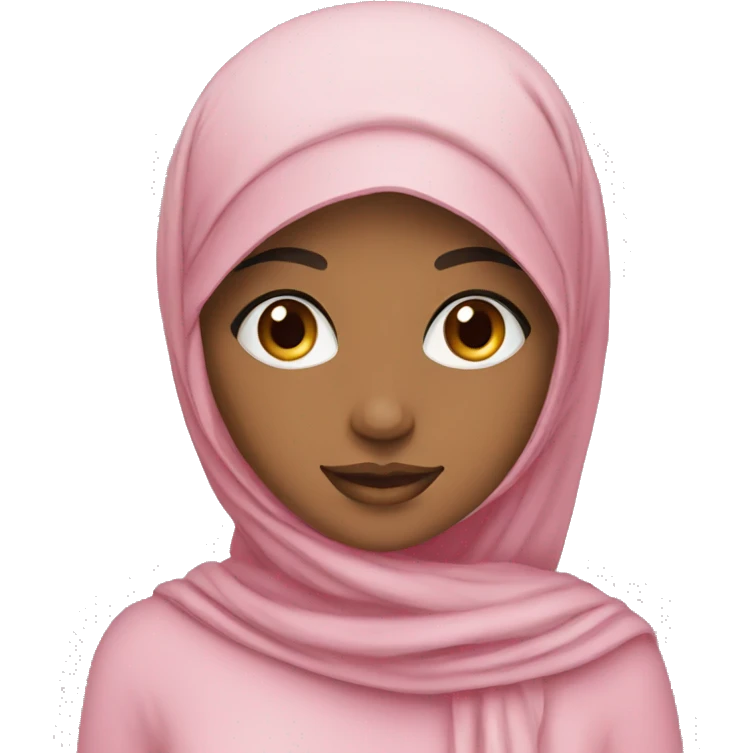 A beautiful Muslim girl  emoji