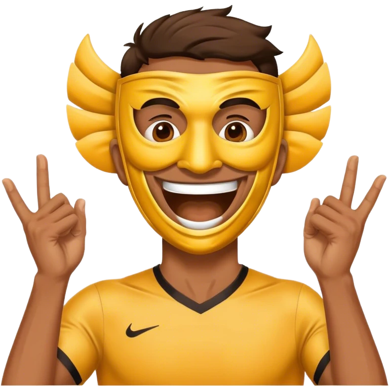 Gyokeres celebrating goal doing a mask either his hands emoji