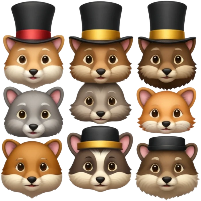 magician animals emoji