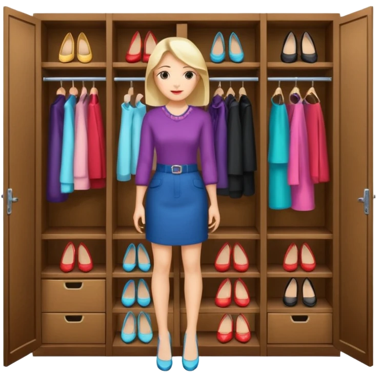 Women closet emoji