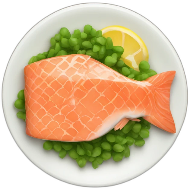 Salmon dish emoji