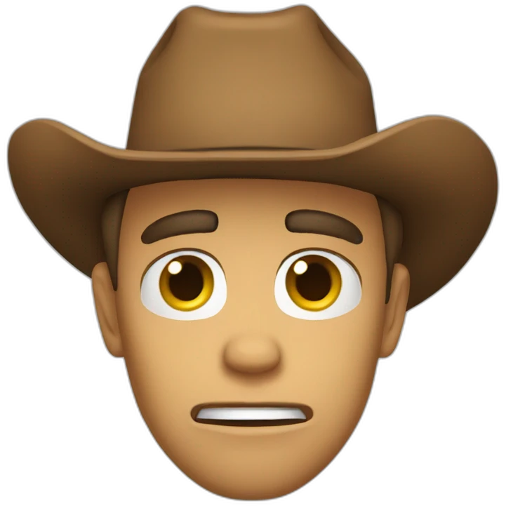 pleading face cowboy emoji