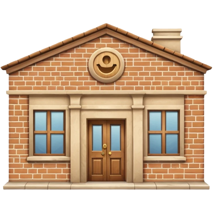 Beige bookshop building  emoji