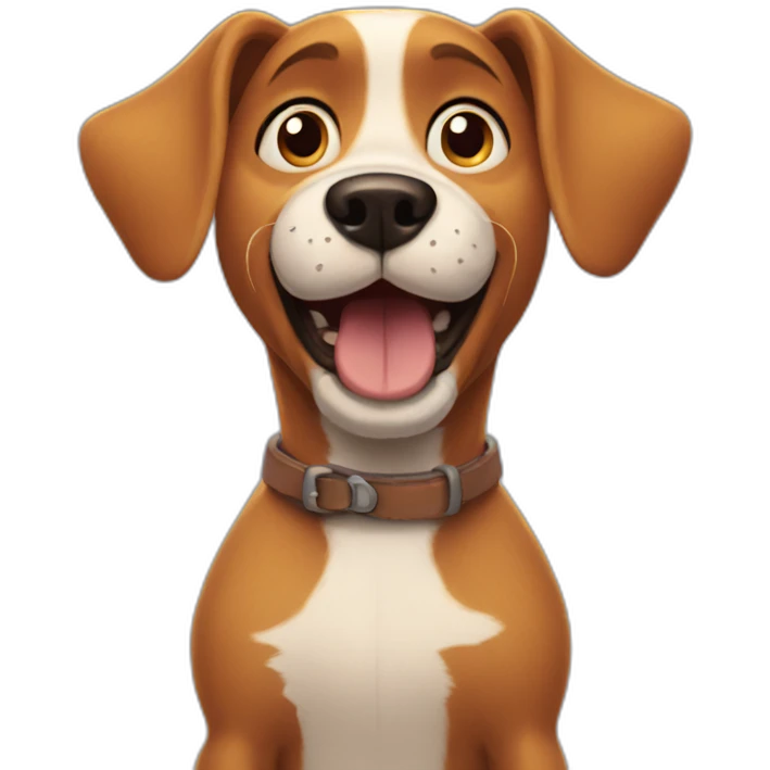 pixar style dog emoji