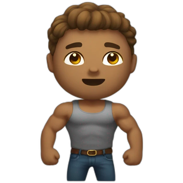 Chat musclé emoji