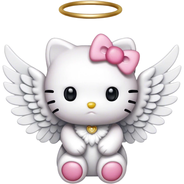 hello kitty with wings emoji