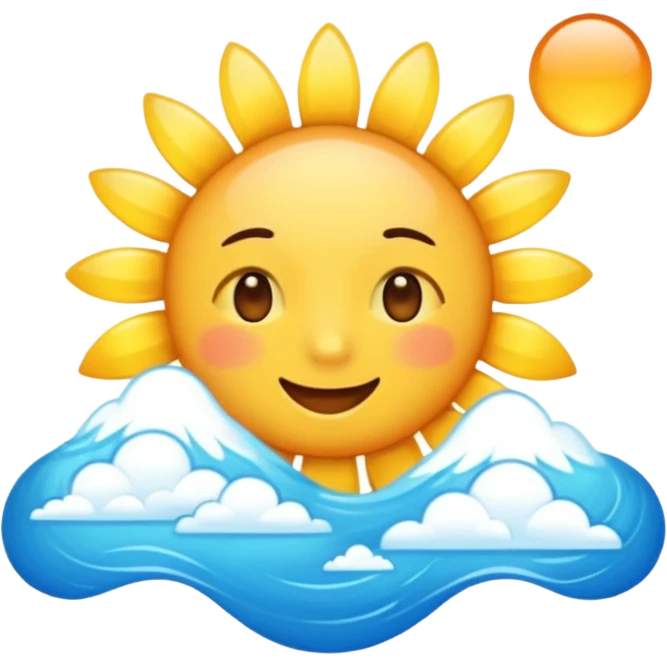 Sunny days ahead emoji