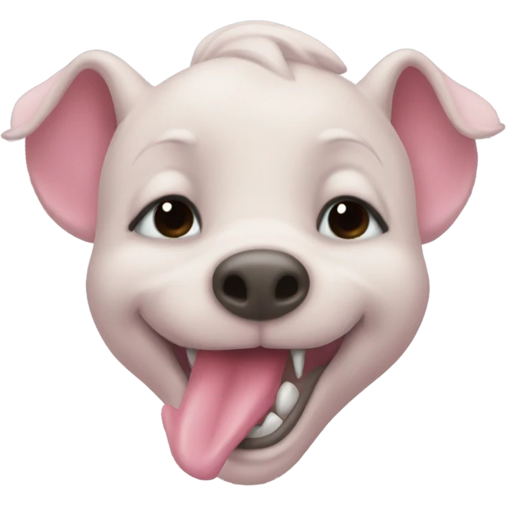 Dauphin, rose emoji