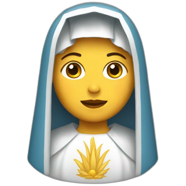 Virgen de la cabeza emoji