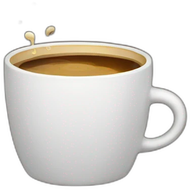 drinking coffee emoji