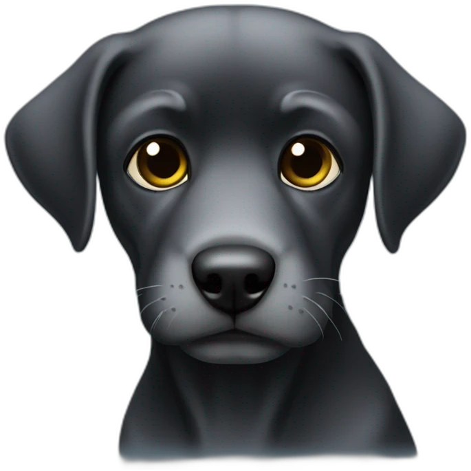 shnauzer - black emoji