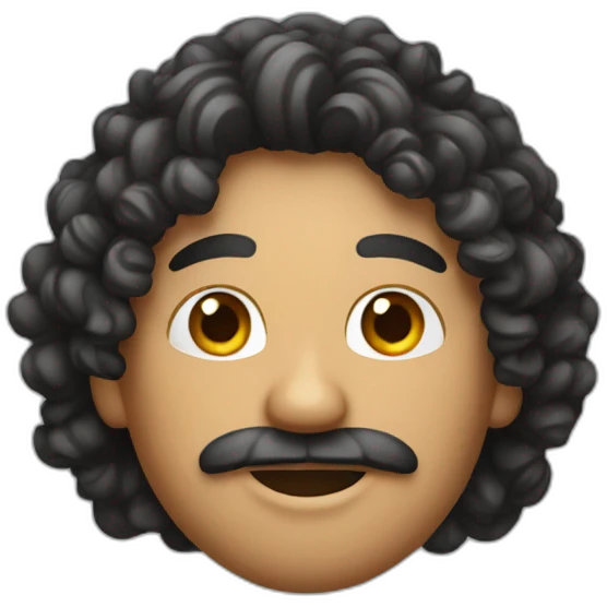curly mexican-canadian dude emoji