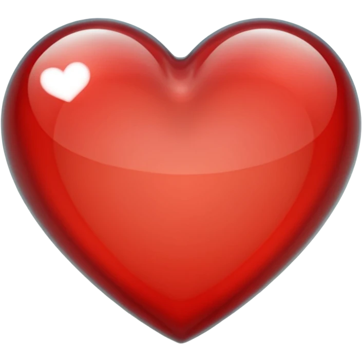 heart with a glass emoji
