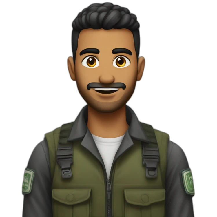 gaza brave rebelion barber emoji