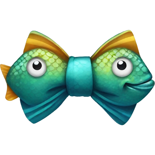 fish with bow tie emoji