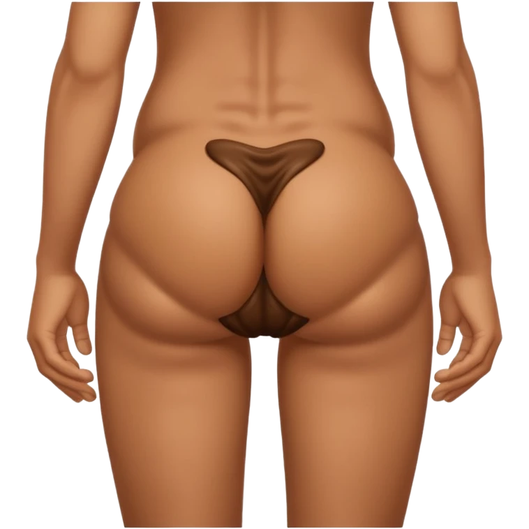 Holding butt with one hand underneath like your holding a poop in  emoji