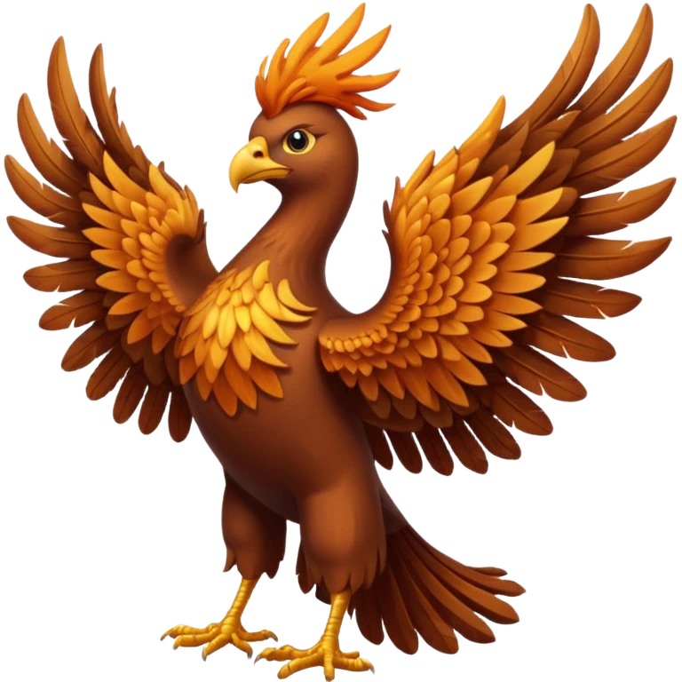 brown phoenix emoji