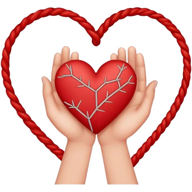 Hand making  heart ❤️‍🩹 emoji
