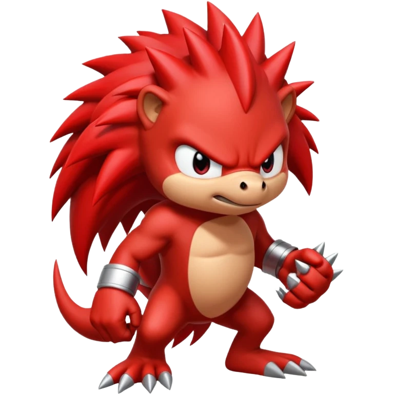 Sonic the hedgehogs friend knuckles emoji